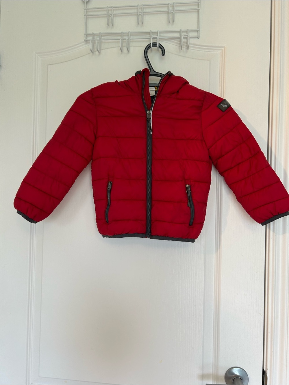 Lole Kids Red Quilted Puffer Jacket with Hood
